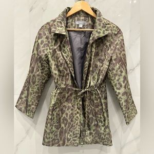 Simon Says Light Jacket, Green & Grey, Size XS